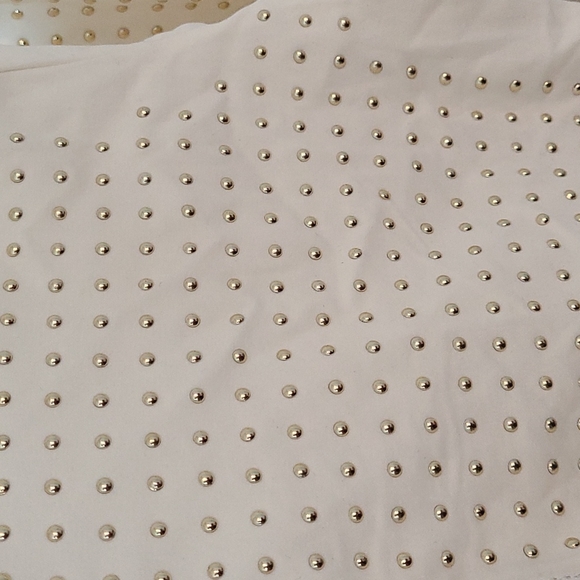 **NWOT** Gold Studded Crop Jacket Size L - Picture 8 of 8